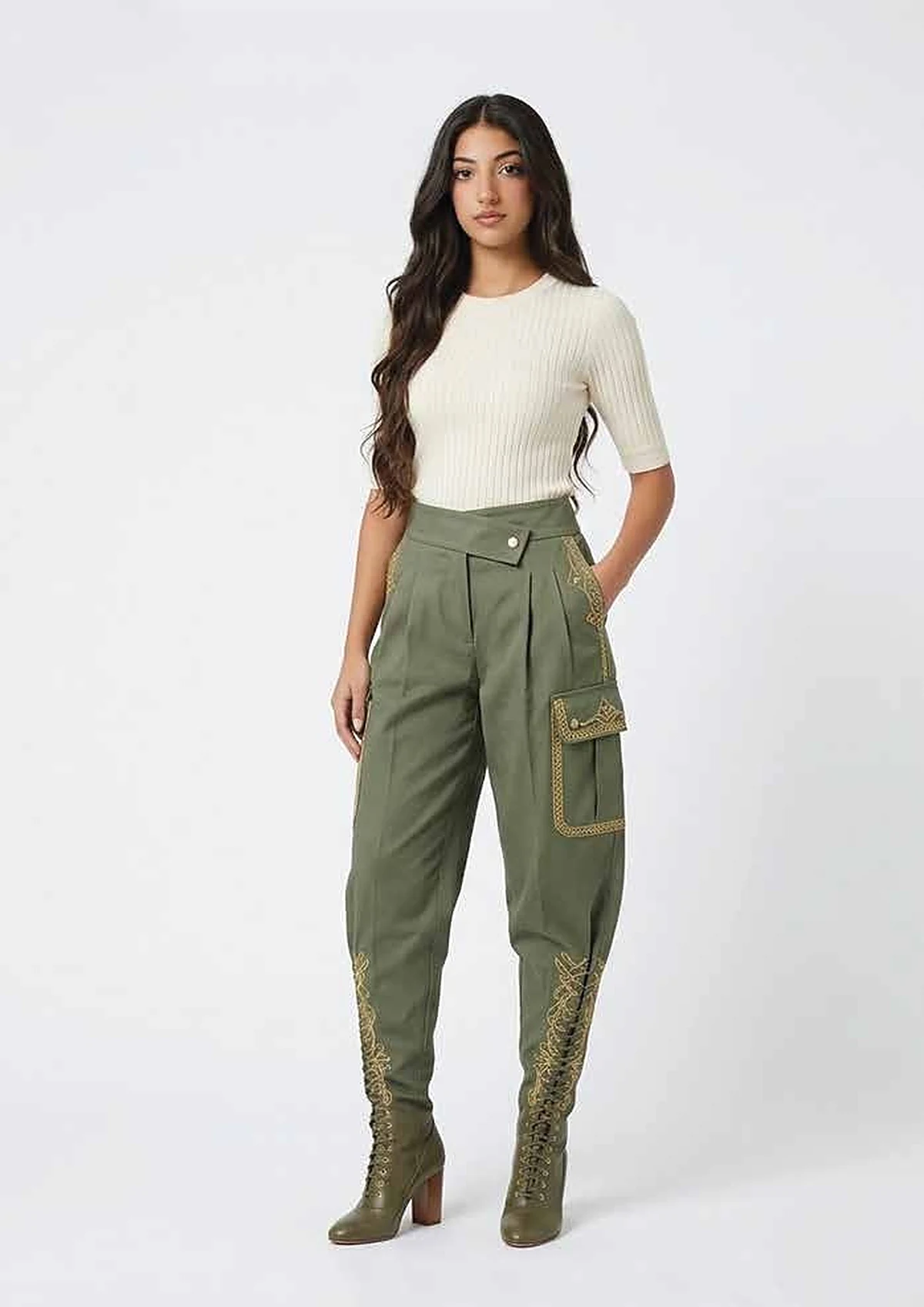 Balloon Pants — Accordion Box Pleats