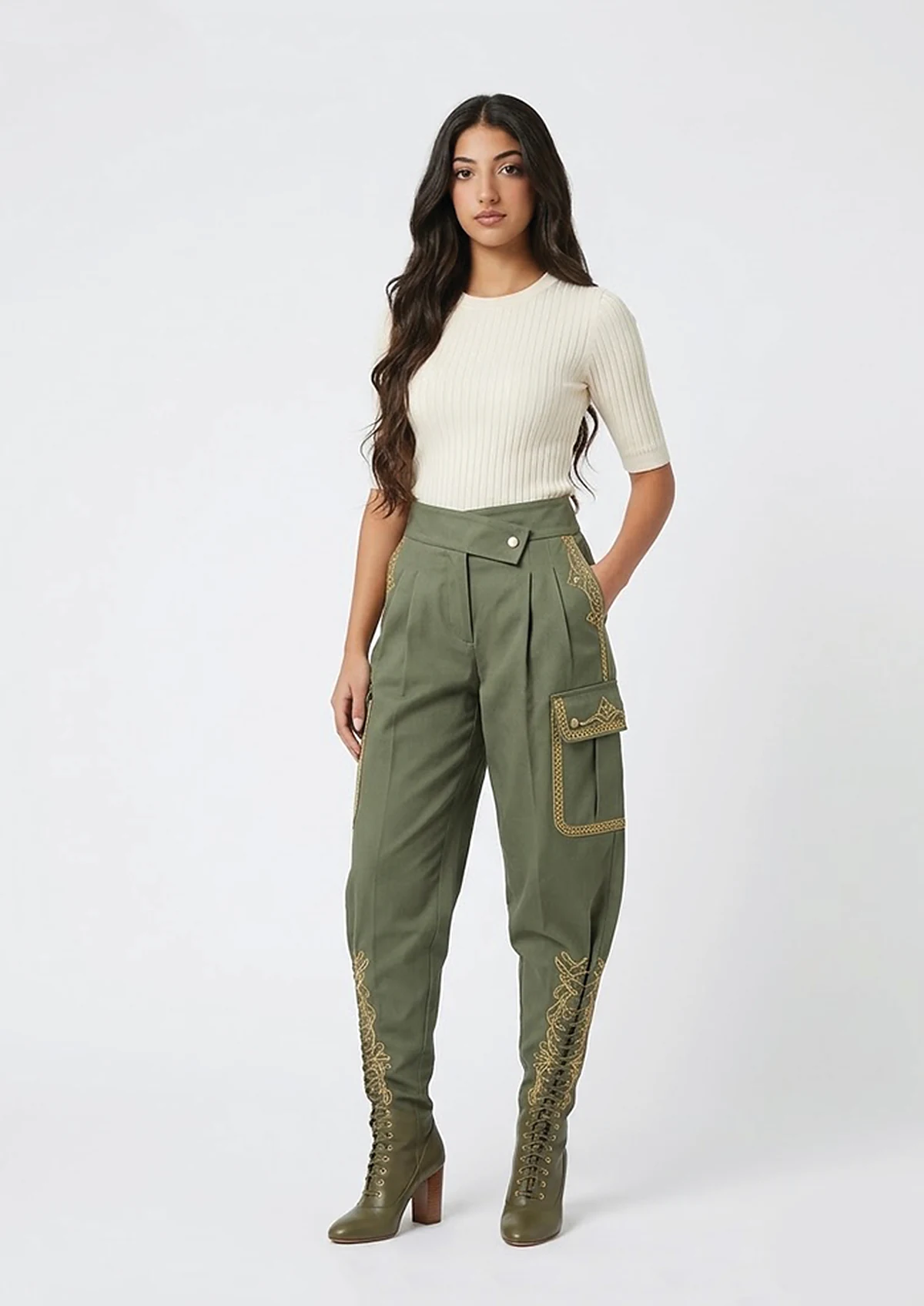 Balloon Pants — Accordion Box Pleats