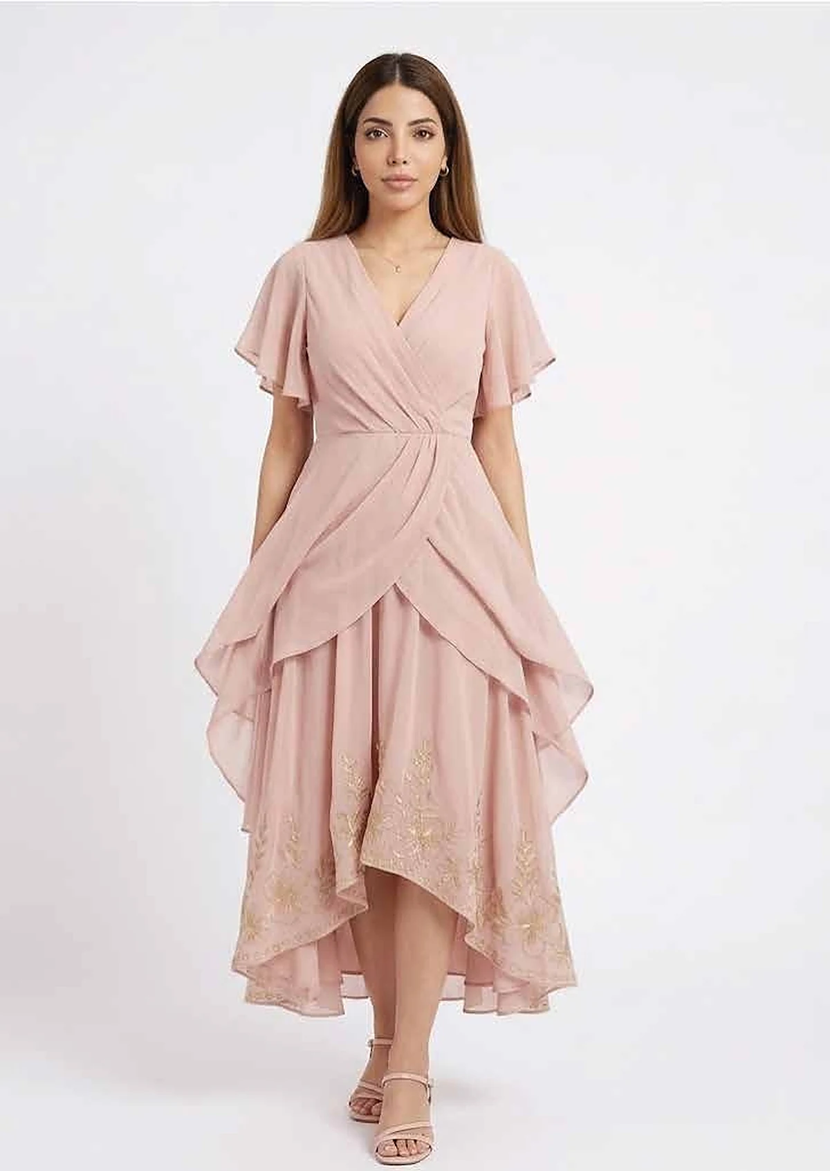 Wrapped Overlay Dress