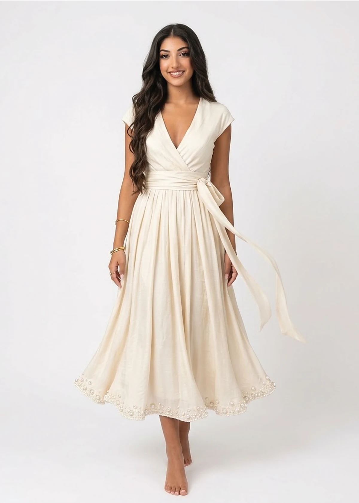 Wrapped Waist Dress