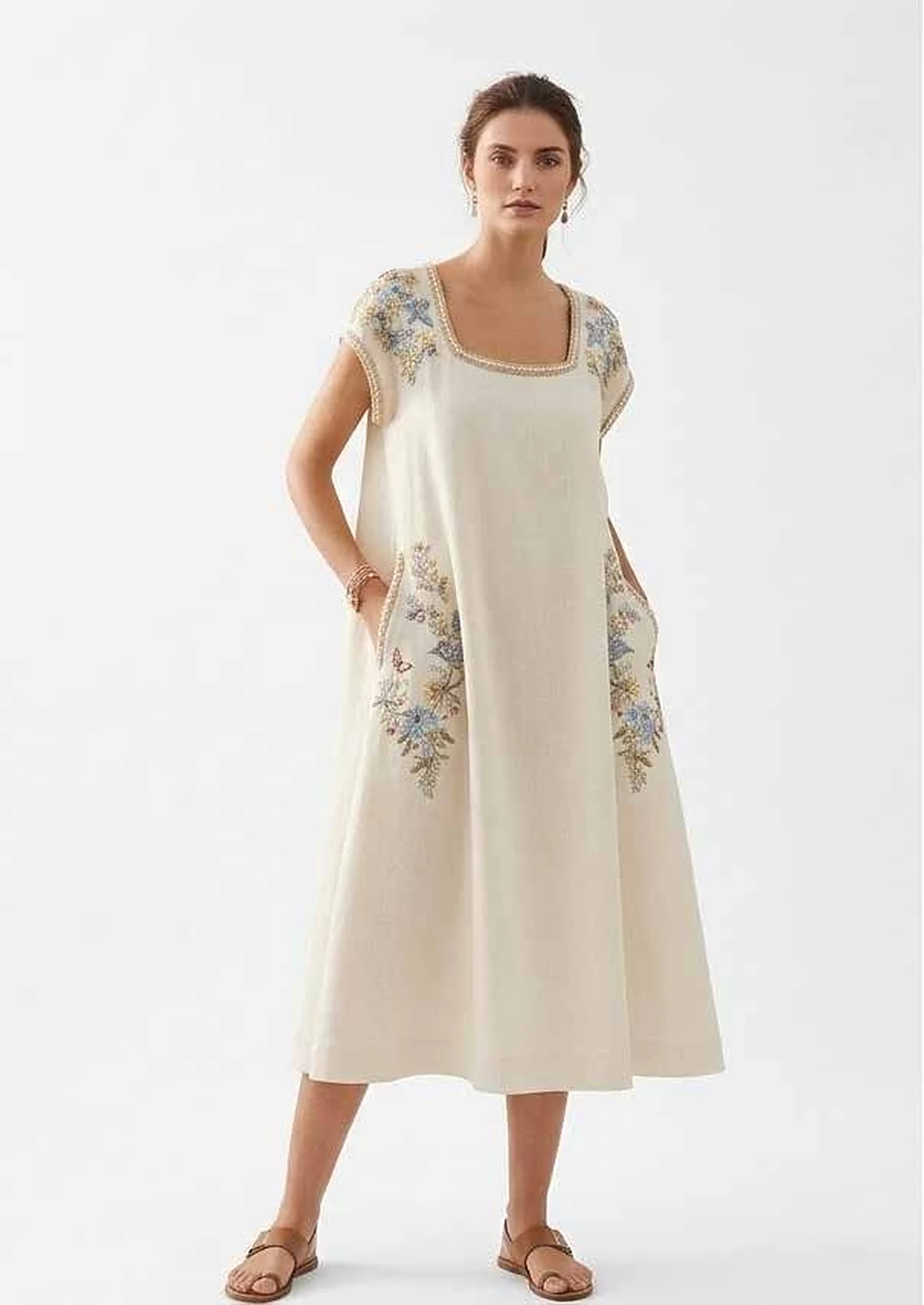 Asymmetric Bubble Cocoon Dress