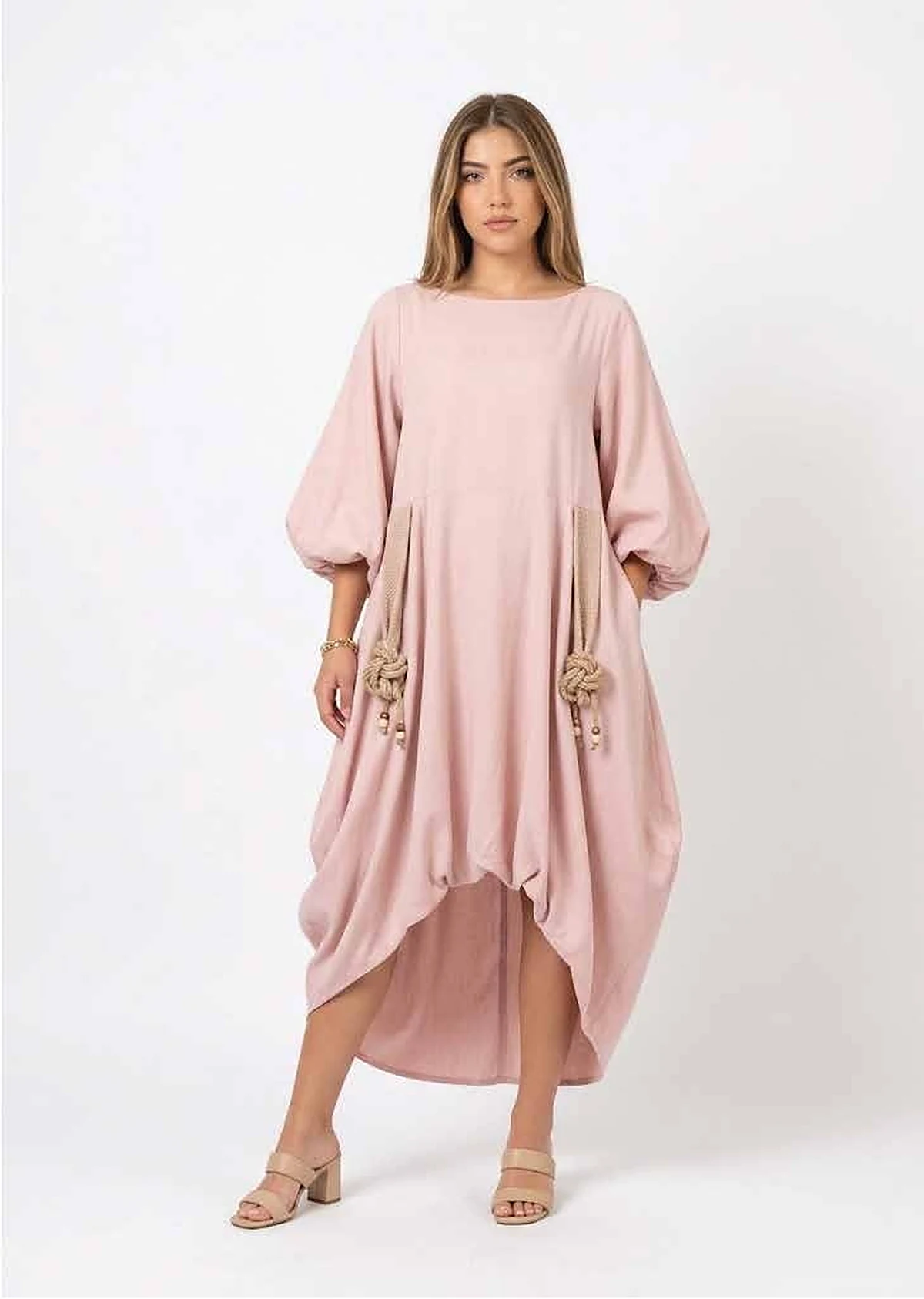Inseam Pocket Balloon Dress